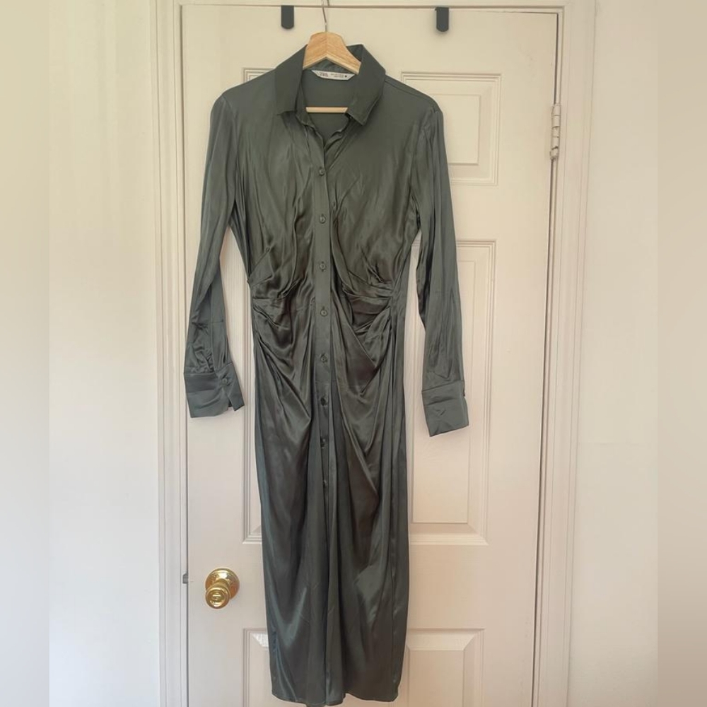 Zara sateen dress